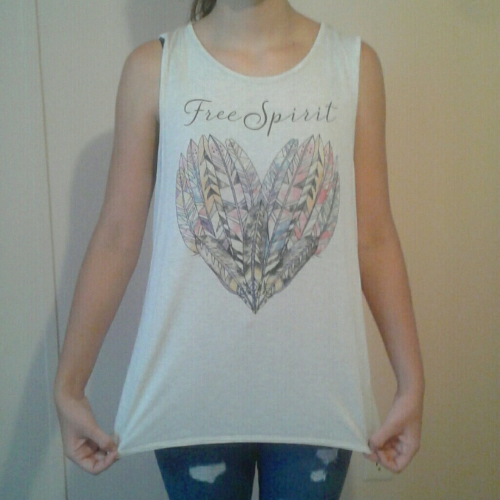Womens sleeveless top "Free spirit"